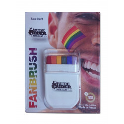 RudeRider Pride Gear Rainbow Face Paint MakeUp Set (T6532)