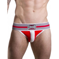 GBGB Dexter Jock Underwear Jockstrap Red/White (T7054)