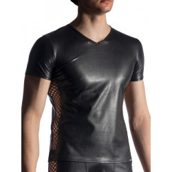 Manstore V-Neck Tee Regular M917 T-Shirt Black (T7425)