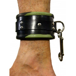 RudeRider Ankle Cuffs with Padding Leather Camo (Set of 2) One Size (T7358)