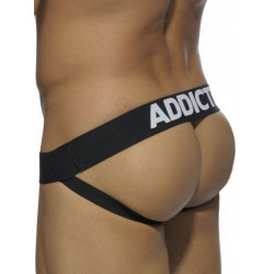 Addicted Mesh Push Up Jockstrap Underwear Black (T7857)