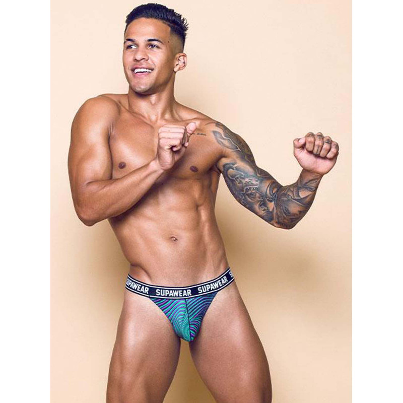 Supawear POW Thong Underwear Freaky Green (T7954) Supawear POW Thong Underwear Freaky Green (T7954)