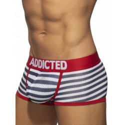 Addicted Sailor Push Up Mesh Trunk Underwear Red (T7969)
