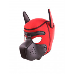 RudeRider Neoprene Puppy Hood Red/Black (T7720)