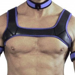 Rude Rider Neoprene Harness Black/Purple (T7301)