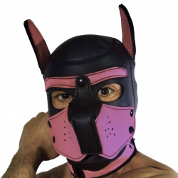 RudeRider Neoprene Puppy Hood Pink (T7278)