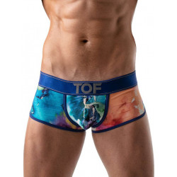 TOF Tie Dye XL Push-Up Trunk Underwear Blue (T8182)