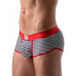 ToF Paris Stripes Push-Up Trunk Underwear Navy/Red/White (T8194)