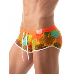 ToF Paris Floral Swim Trunk Swimwear Yellow (T8440)