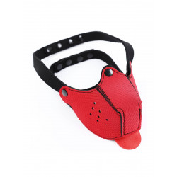 RudeRider Puppy Face Mask Neoprene Red (T8356)