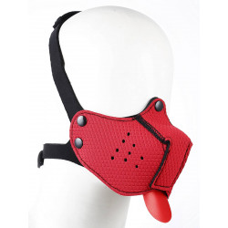 Rude Rider Puppy Face Mask Neoprene Red (T8356)