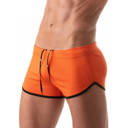 ToF Paris Mesh Shorts Orange/Black (T8427)