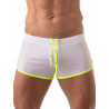 TOF Mesh Shorts Royal White/Neon Yellow (T8429)