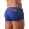 ToF Paris Mesh Shorts Royal Blue/Orange (T8428)