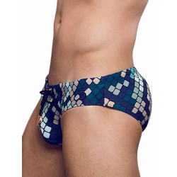 2Eros Print Swimwear Brief Python (T8607)