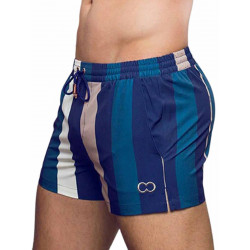 2Eros Print Swim Shorts Stripes (T8608)