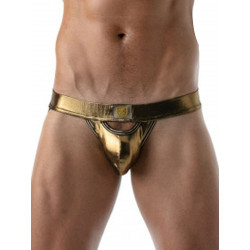 TOF Metal Jockstrap Underwear Gold (T8856)