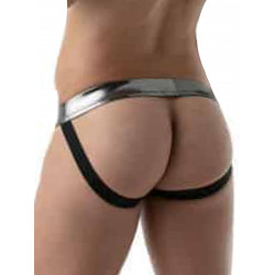 ToF Paris Metal Jockstrap Underwear Silver (T8857)