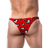 Cut4Men Brazilian Brief Underwear Red/Hearts (T8864)