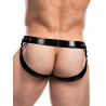 Cut4Men Desire Jockstrap Underwear Black Leatherette (T8872)