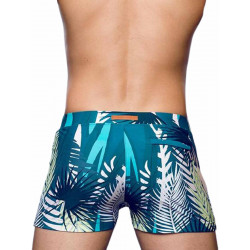 2Eros Print Bondi Bar Beach Swim Trunks V60 Feuille Green (Series 2) (T8927)