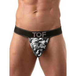 ToF Paris Iconic Stringless Thong Grey Camo (T9097)