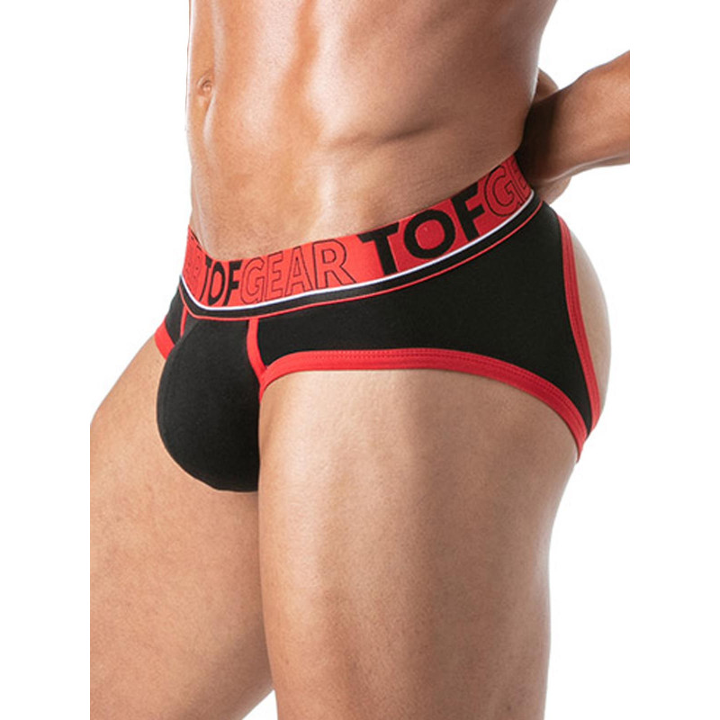 ToF Paris Champion Backless Brief Underwear Black (T9351)