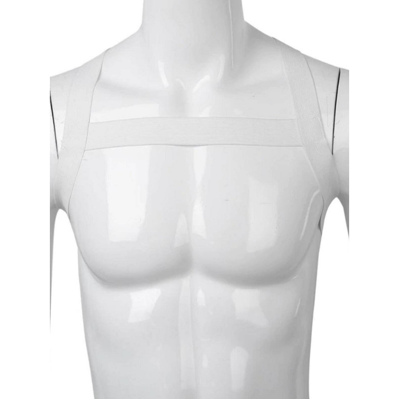 Gayrado Elastic X-Shoulder Back Harness White (T7984)