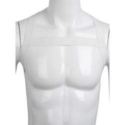 Gayrado Elastic X-Shoulder Back Harness White (T7984)