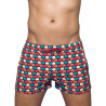 2Eros Print Swim Shorts S50 Retro Red (T9654)