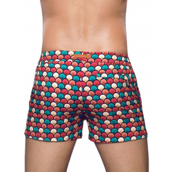 2Eros Print Swim Shorts S50 Retro Red (T9654)