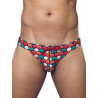 2Eros Print V20 Swim Briefs Swimwear Retro Red (T9655)