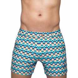2Eros Print Bondi Shorts S60 Swimwear S60 Chevy Blue (T9658)