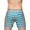 2Eros Print Bondi Shorts S60 Swimwear S60 Chevy Blue (T9658)