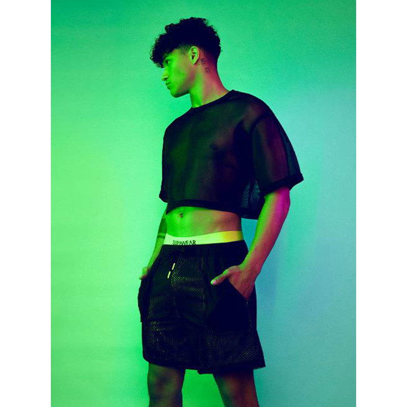 Supawear Neon Mesh Shorts 
Black/Neon (T9712)