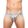 2Eros Metalux Swim Brief V30 Swimwear Silver (T9860)