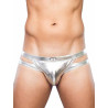2Eros Metalux Swim Brief VB31 Swimwear Silver (T9861)