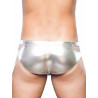 2Eros Metalux Swim Brief VB31 Swimwear Silver (T9861)