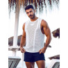 2eros Amalfi Singlet Tank Top White (T9864)