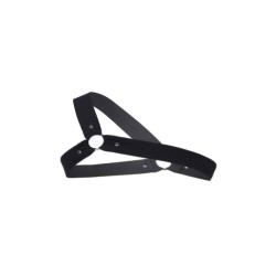 Gayrado Elastic Gladiator Harness w/Ring Black (T7463)