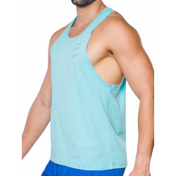 Supawear Racer Back Singlet Turquoise Blue (T9876)