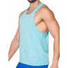 Supawear Racer Back Singlet Turquoise Blue (T9876)
