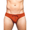 2Eros V30 Textured Swim Brief Signet Carmine (T9887)