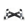 Neoprene Bulldog Chest Harness Black Adjustable (T9078)