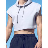 Supawear Cropped Hoodie Grey (T9923)