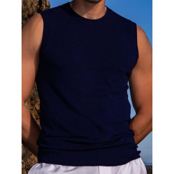 2Eros Sapphire Knit Tank Top Navy (T9926)