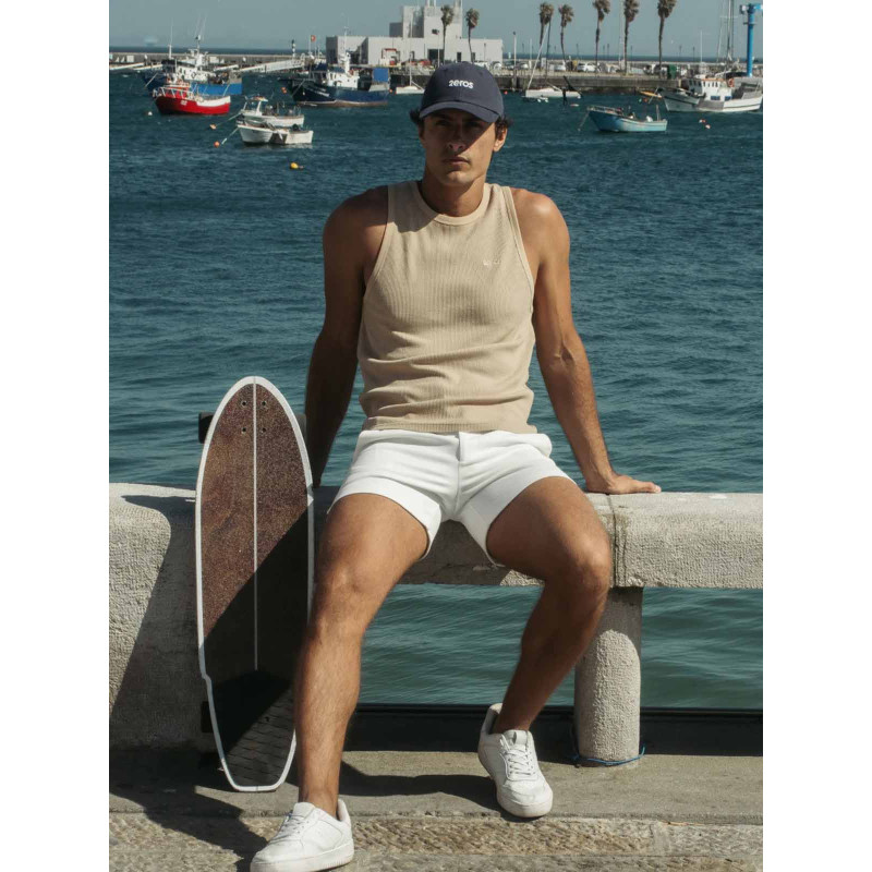 2Eros Icon Singlet Tanktop Taupe (T9988)