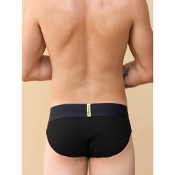 Supawear Ribbed Brief Underwear Black (T11208)