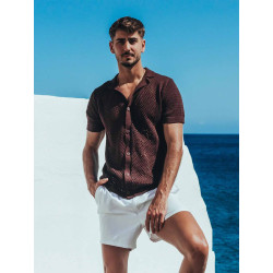 2eros Amalfi Shirt Carbon Black (T11239)