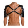 Shoulder Protector Harness Leatherette Black Adjustable (T9080)